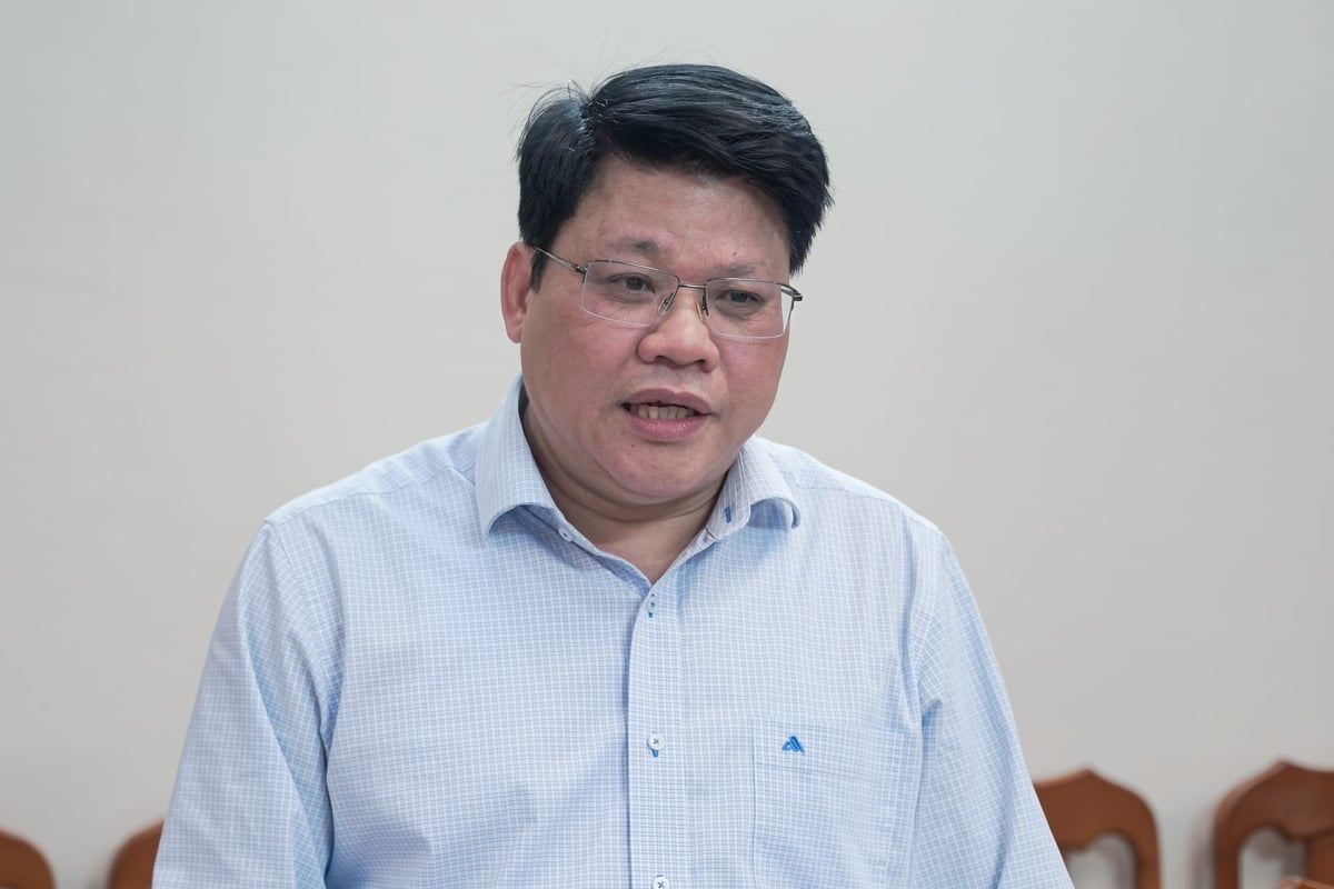 Subdirector del Departamento de Agricultura y Medio Ambiente de Thai Nguyen, Trieu Duc Van. Foto: Bao Thang. Phó Giám đốc Sở Nông nghiệp và Môi trường Thái Nguyên Triệu Đức Văn. Ảnh: Bảo Thắng.