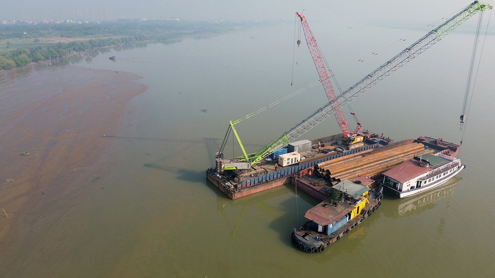 نقشه مسیر پروژه پل نگوک هوی به تغییر مسیر ترافیک و جلوگیری از مرکز شهر کمک میکند.