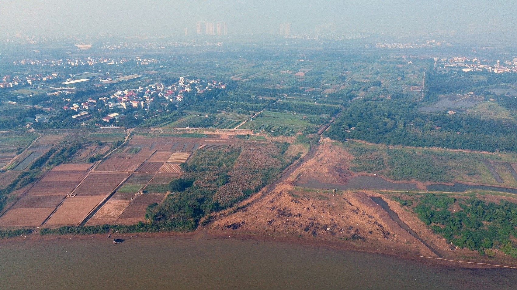 موقعیت نقاط شروع و پایان پروژه پل و جاده دسترسی نگوک هوی.