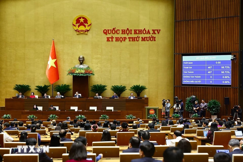 Overzicht van de slotzitting van de 10e zitting van de 15e Nationale Vergadering - Foto 9.