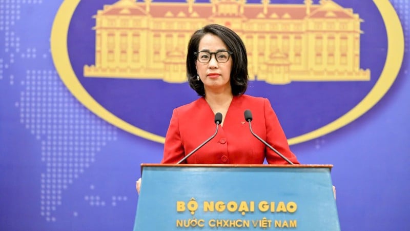 Ministry of Foreign Affairs spokesperson Pham Thu Hang.