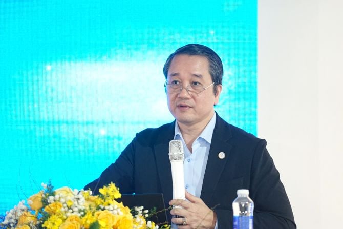 다오 응옥 치엔 부교수 - NAFOSTED 재단 이사장. PGS.TS Đào Ngọc Chiến - Giám đốc quỹ NAFOSTED.