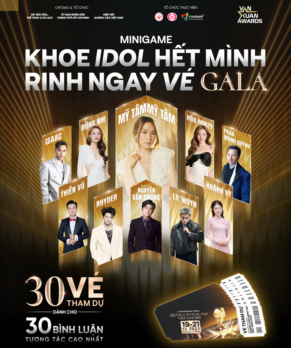 تام من و جمعی از ستارههای ویتنامی، کنسرت جوایز تبلیغات خلاق ویتنام را پر شور و حال کردند - عکس ۳