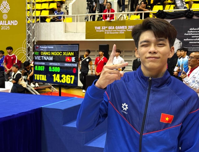 អត្តពលិកវៀតណាមដែលឈ្នះមេដាយមាសស៊ីហ្គេម៣គ្រឿងបង្ហាញភាពចៃដន្យពិសេស - រូបថត ១. VĐV Việt Nam giành 3 HCV SEA Games tiết lộ sự trùng hợp đặc biệt- Ảnh 1.