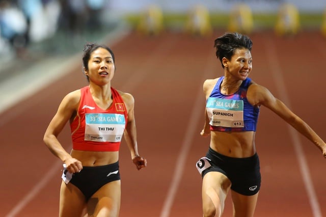 Thailändskt friidrottsunderbarn skriver historia vid SEA Games - Foto 5. Thần đồng điền kinh Thái Lan đi vào lịch sử SEA Games- Ảnh 5.