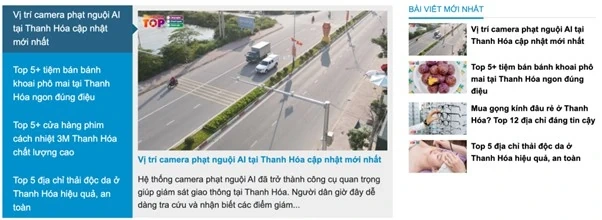 Thanh Hoa Toplist is een gerenommeerd platform voor recensies en ranglijsten.