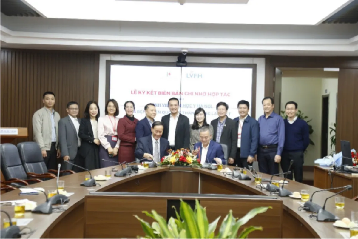 Bệnh viện Đại học Y Hà Nội và Bệnh viện Thăng Long Lạc Việt hợp tác chuyên môn- Ảnh 1.