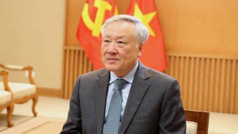 Kameraad Nguyen Hoa Binh, lid van het Politbureau, plaatsvervangend secretaris van het Partijcomité, plaatsvervangend premier van de regering. (Foto: VGP/Nguyen Hoang)