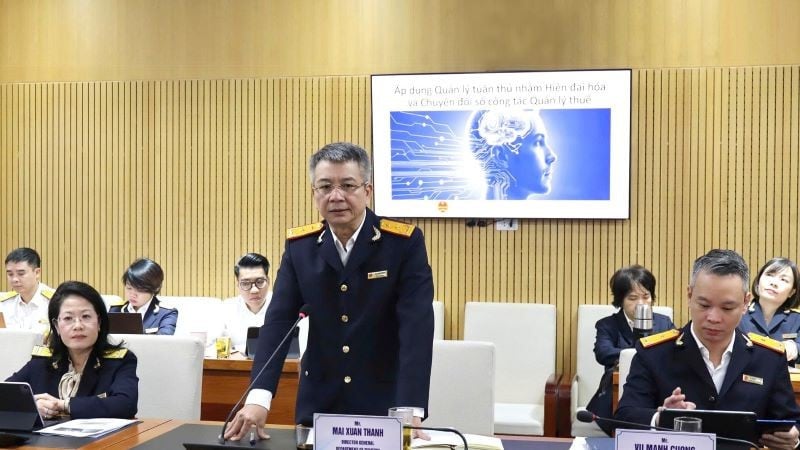 På uppdrag av skatteavdelningens ledning uttryckte direktör Mai Xuan Thanh sin tacksamhet till Världsbankens delegation för att de avsatt resurser och tid för att stödja de vietnamesiska skattemyndigheterna.