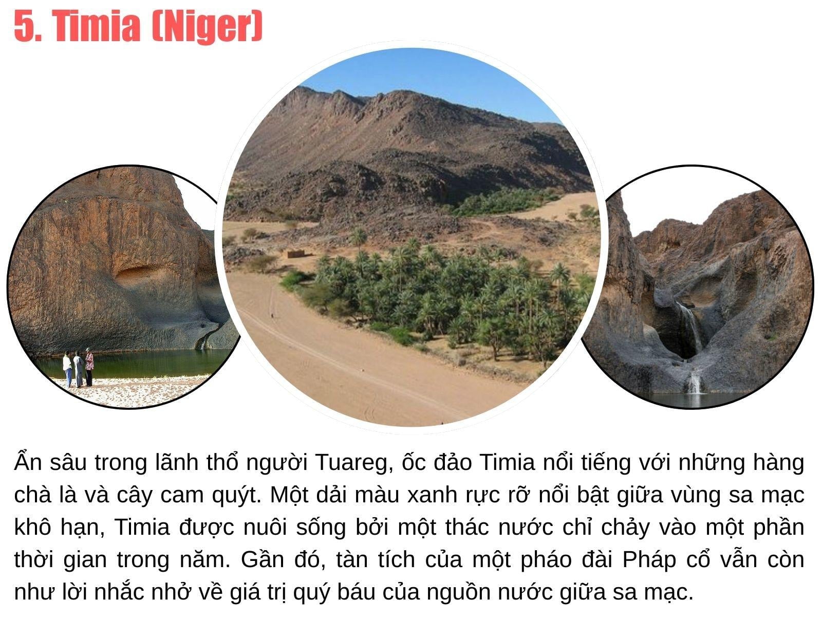 Hồ Lưỡi Liềm (Yueyaquan) có hình trăng khuyết độc đáo bên cạnh một ngôi chùa cổ giữa sa mạc Gobi.