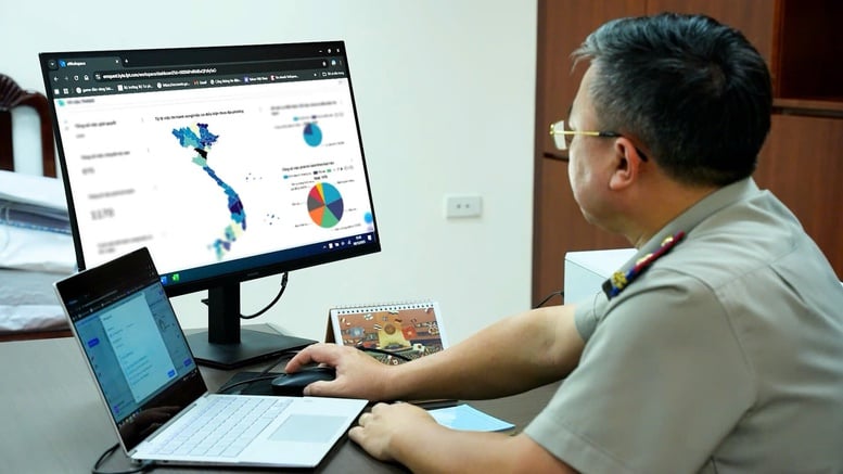 Betydande framsteg i den digitala omvandlingen av civilrättslig verkställighet - Bild 1. Bước chuyển biến mạnh mẽ trong chuyển đổi số thi hành án dân sự - Ảnh 1.