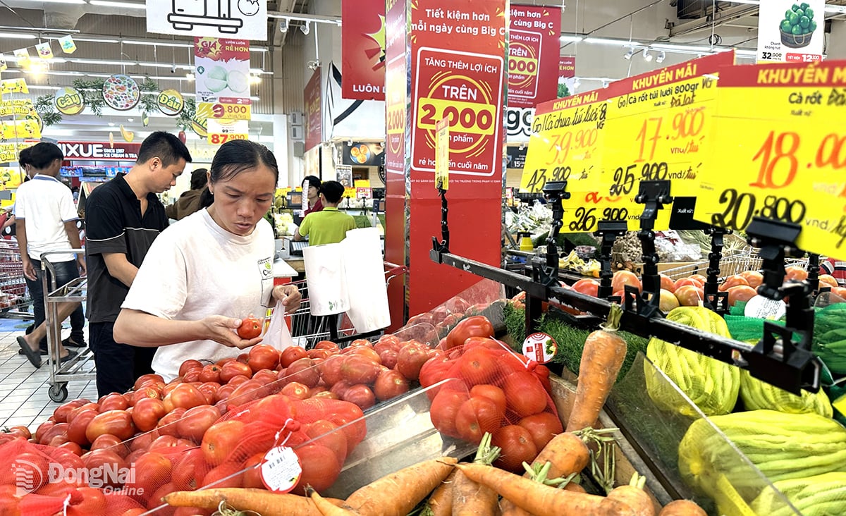 Les biens de consommation bénéficient actuellement de taux de TVA préférentiels afin de stimuler la demande. (Sur la photo : les produits vendus aux consommateurs en supermarché bénéficient désormais d’une réduction de TVA de 10 % à 8 %.)