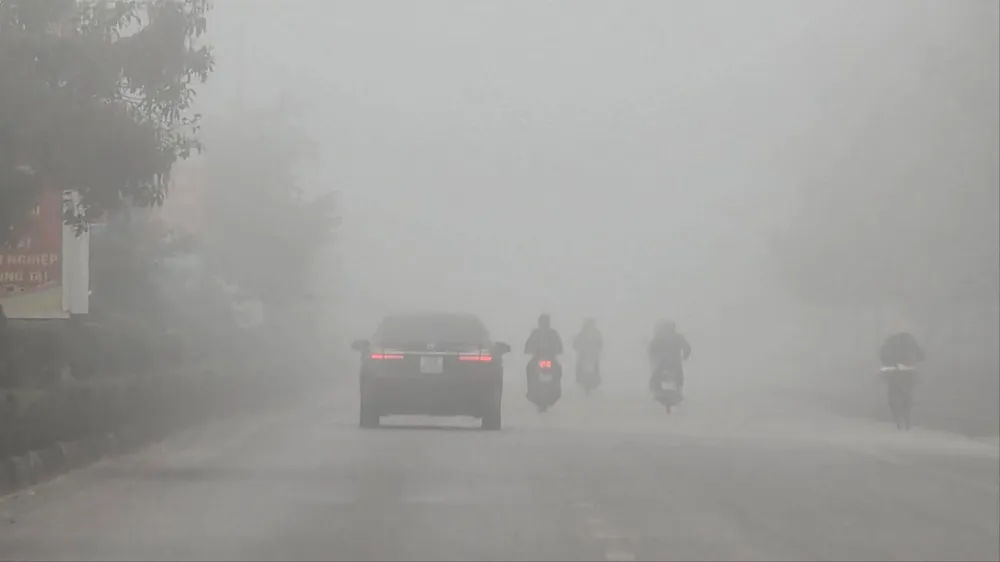 Vietnam Utara dan Utara Tengah sedang mengalami cuaca sejuk. (Imej ilustrasi)