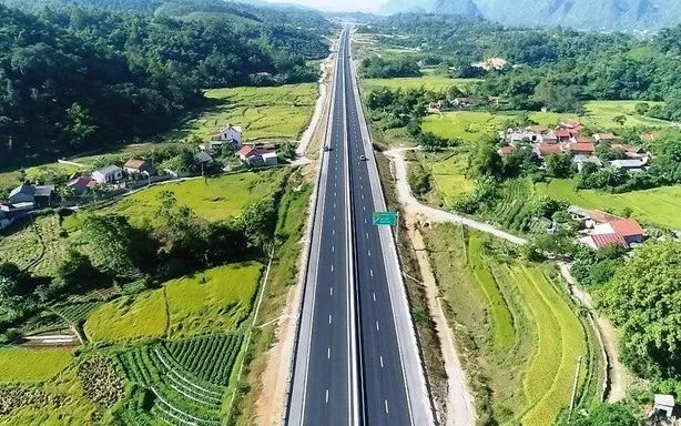 The Dong Dang-Tra Linh expressway project. Photo: VGP Dự án cao tốc Đồng Đăng- Trà Lĩnh. Ảnh: VGP