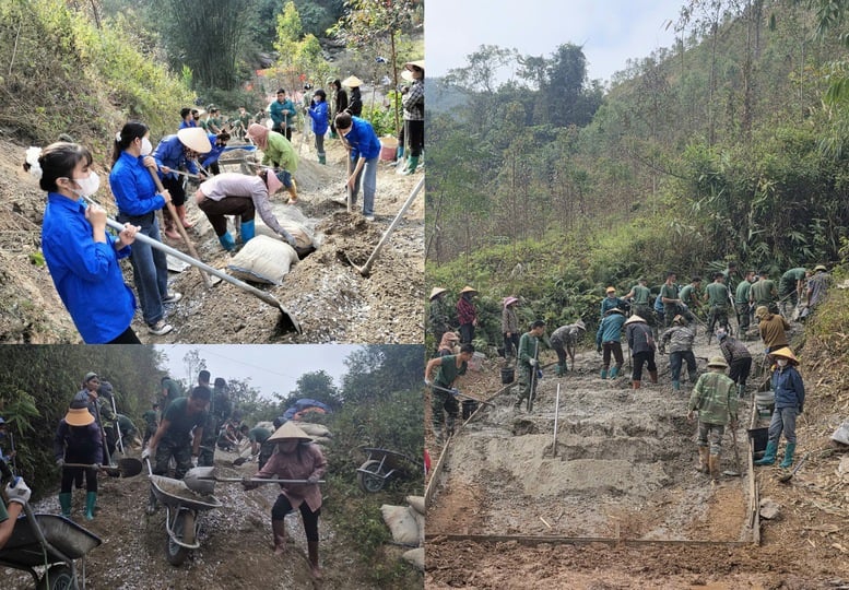 Khi màu áo lính hòa vào nhịp sống thôn bản- Ảnh 3.