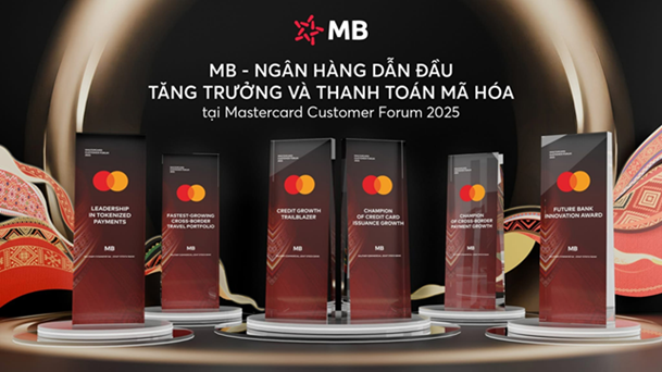 MB telah diberi penghormatan oleh Mastercard dalam enam kategori penting. MB được Mastercard vinh danh ở sáu hạng mục quan trọng.