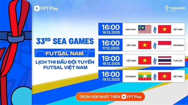 Último calendario de la selección vietnamita de fútbol sala: ¿Cuándo se enfrentarán a Tailandia e Indonesia? - Foto 4. Lịch thi đấu đội tuyển futsal Việt Nam mới nhất: Chạm trán Thái Lan, Indonesia ngày nào?- Ảnh 4.