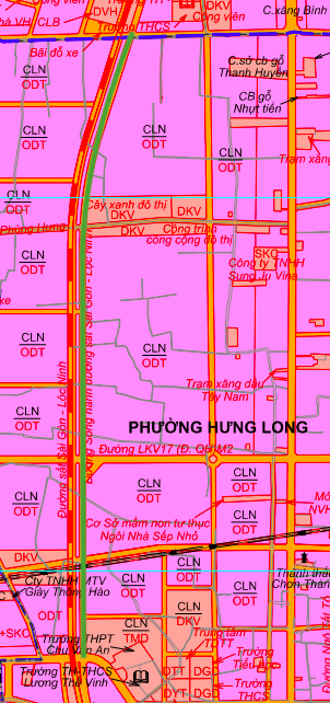 Peta perancangan untuk laluan kereta api selari antara Saigon dan Loc Ninh.