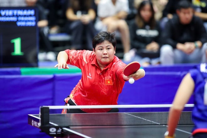 Vietnamese table tennis team couldn't spring a surprise against defending champions Thailand and Singapore - Photo 4. Bóng bàn Việt Nam không thể gây bất ngờ trước đương kim vô địch Thái Lan, Singapore- Ảnh 4.