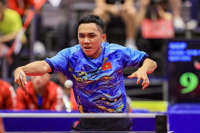 Vietnamese table tennis team unable to spring a surprise against defending champions Thailand and Singapore - Photo 6. Bóng bàn Việt Nam không thể gây bất ngờ trước đương kim vô địch Thái Lan, Singapore- Ảnh 6.