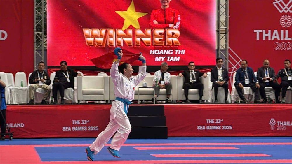 Karate Việt Nam giành mưa huy chương vàng tại SEA Games 33- Ảnh 1.