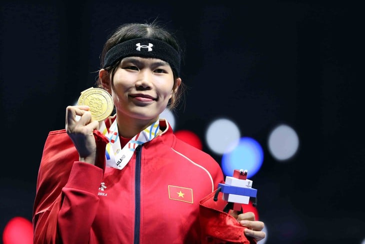 Nữ võ sĩ taekwondo đoạt HCV Trần Thị Ánh Tuyết: 'Tôi cũng bị áp lực với trọng tài' - Ảnh 1.