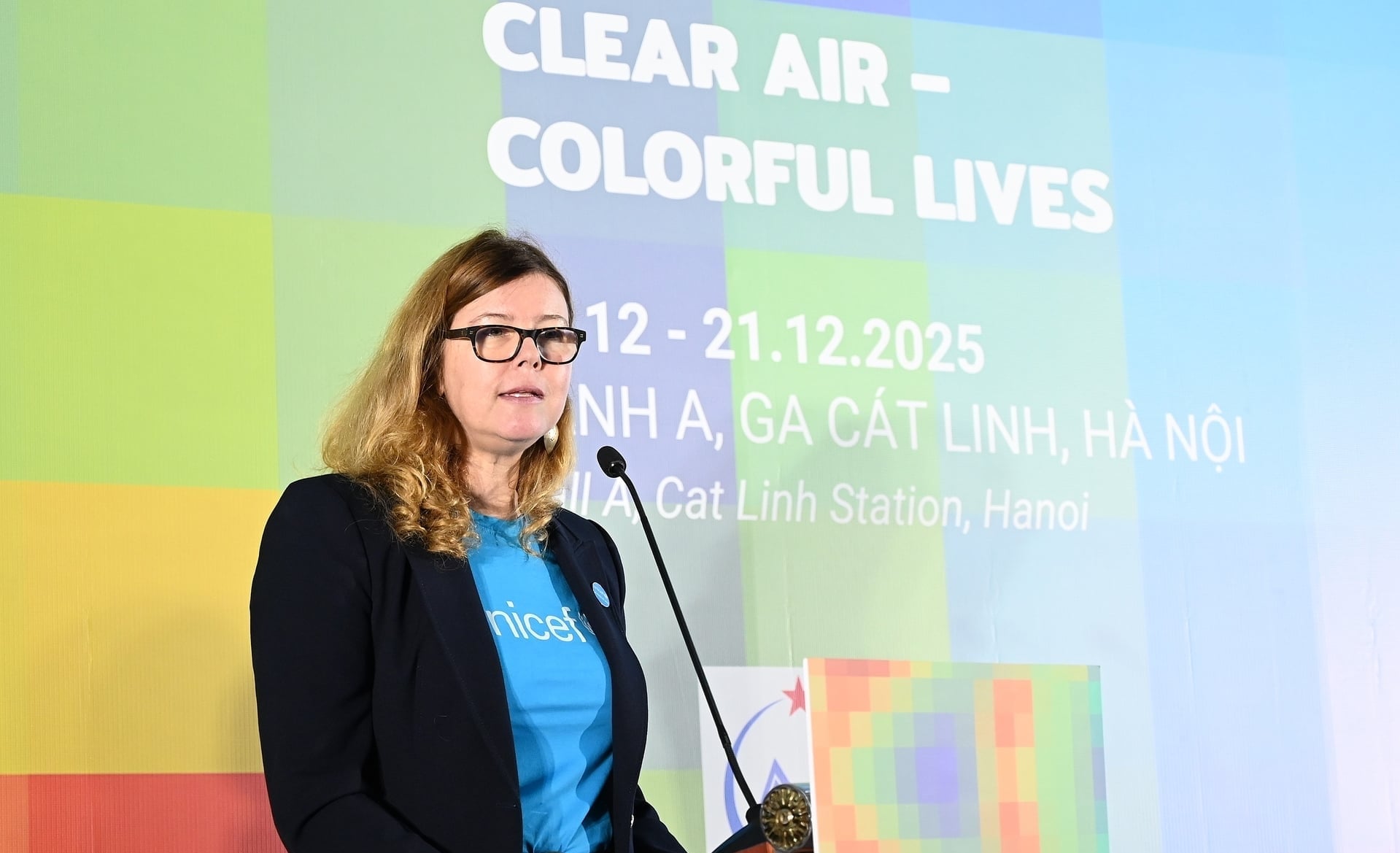 Trưởng đại diện UNICEF Việt Nam Silvia Danailov. Ảnh: Kiều Chi.