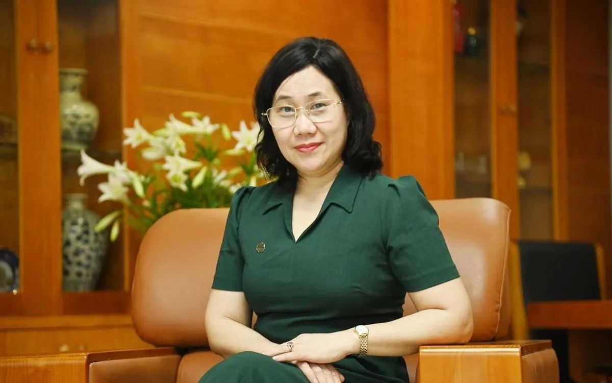 Direktur Kantor Statistik Umum, Nguyen Thi Huong. Cục trưởng Cục Thống kê Nguyễn Thị Hương.
