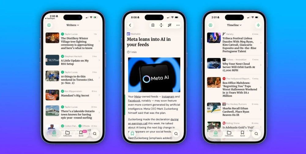 হেডলাইনস অ্যাপ ব্যবহারকারীদের তাদের প্রতিদিনের নিউজ ফিড নিয়ন্ত্রণ করতে সাহায্য করে - ছবি ১
