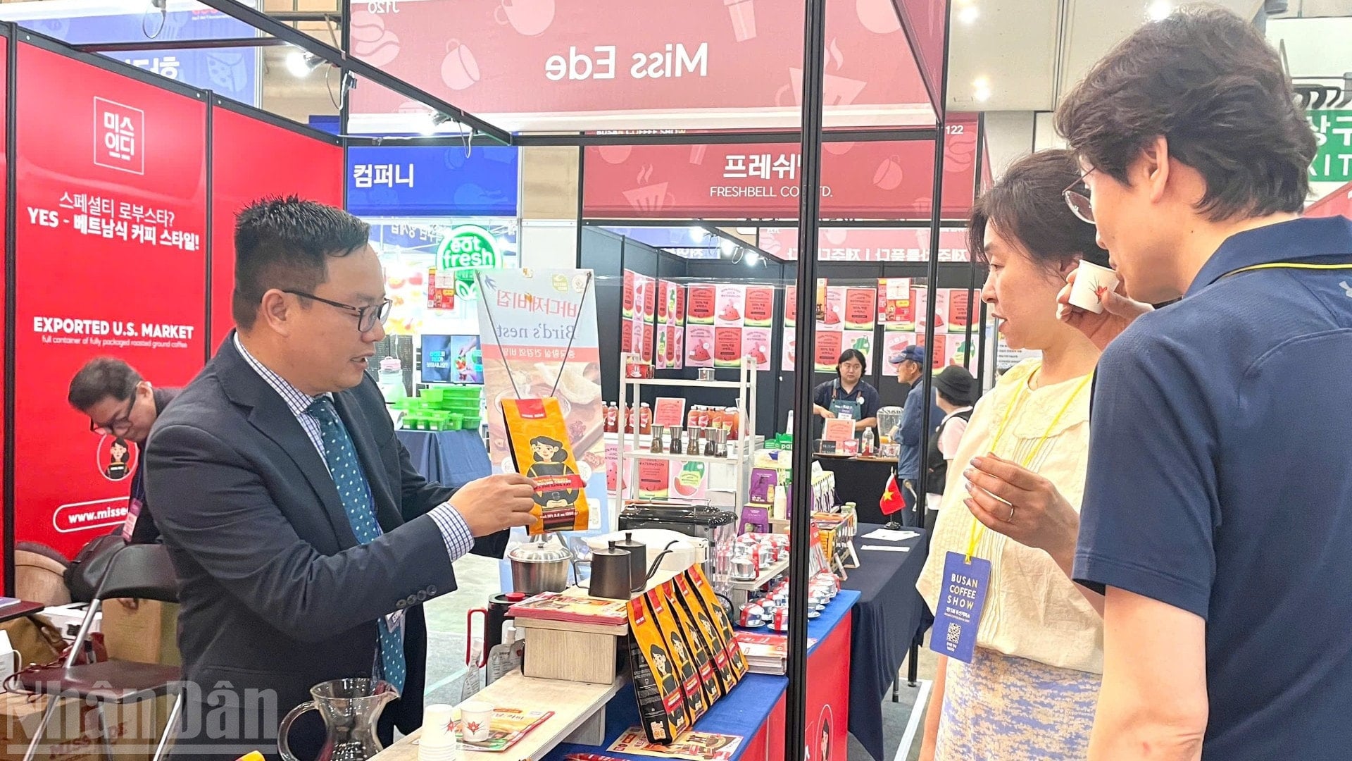 Merek kopi Miss Ede dijual di pasar Korea Selatan. ndo_bl_img-0845.jpg