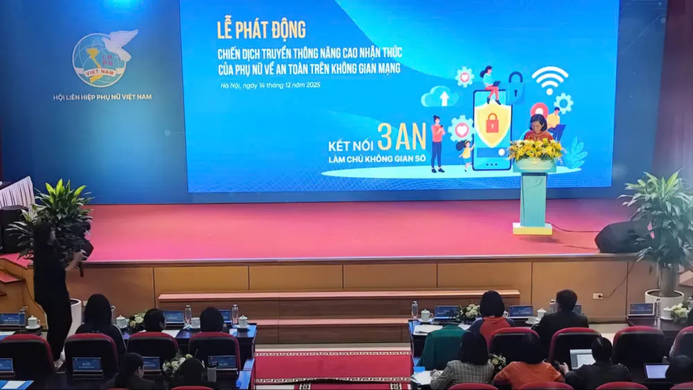 ໃນວັນທີ 14 ທັນວາ, ຄະນະກຳມະການສູນກາງສະຫະພັນແມ່ຍິງຫວຽດນາມ ໄດ້ເປີດການໂຄສະນາເຜີຍແຜ່ເພື່ອຍົກສູງຄວາມຮັບຮູ້ຂອງແມ່ຍິງໃນອິນເຕີເນັດ.