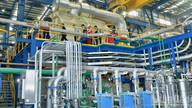 រោងចក្រថាមពល LNG ណនត្រាច។ (រូបថត៖ Thanh Giang)