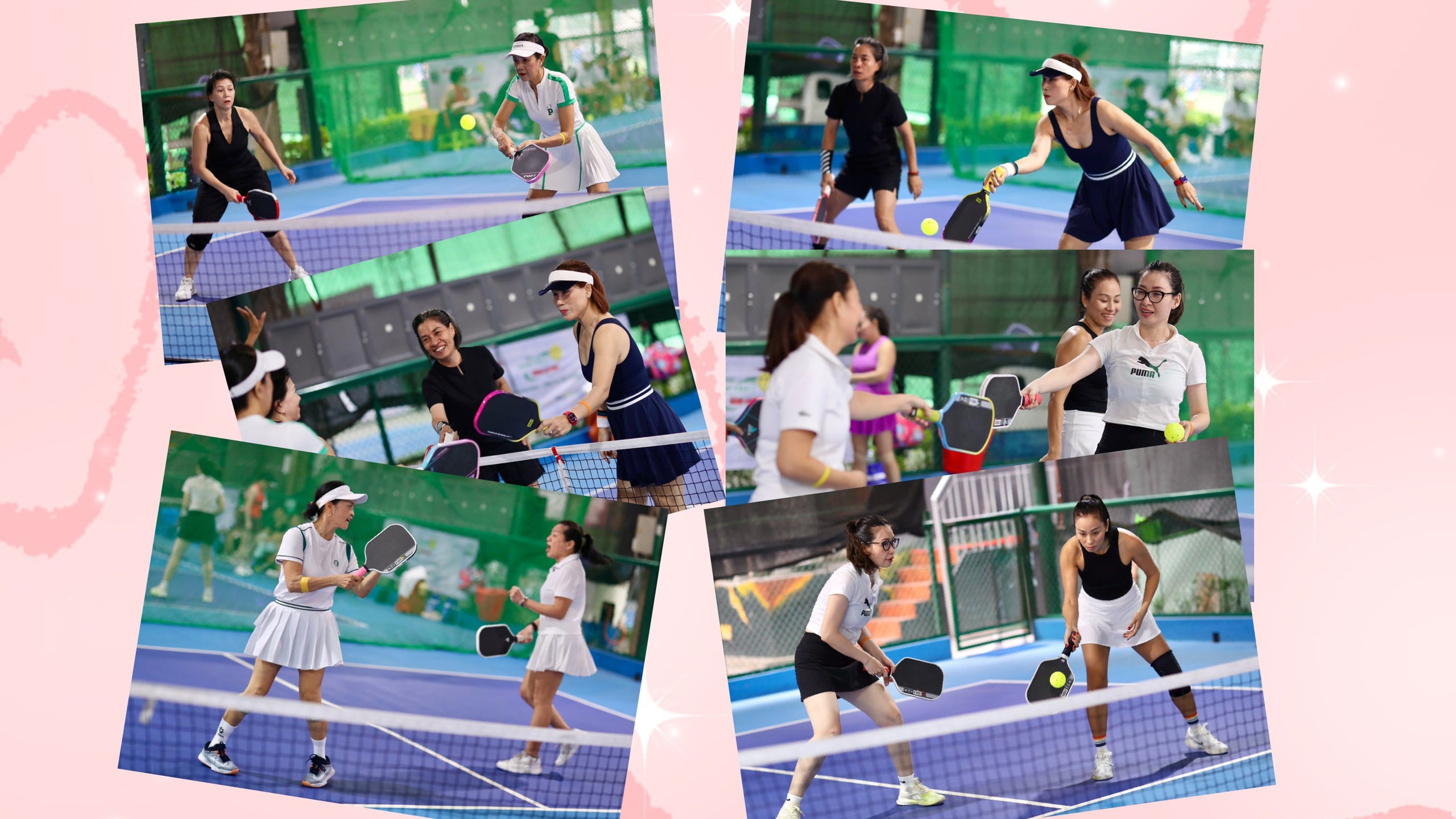 Những khoảnh khắc đẹp tại giải Pickleball 