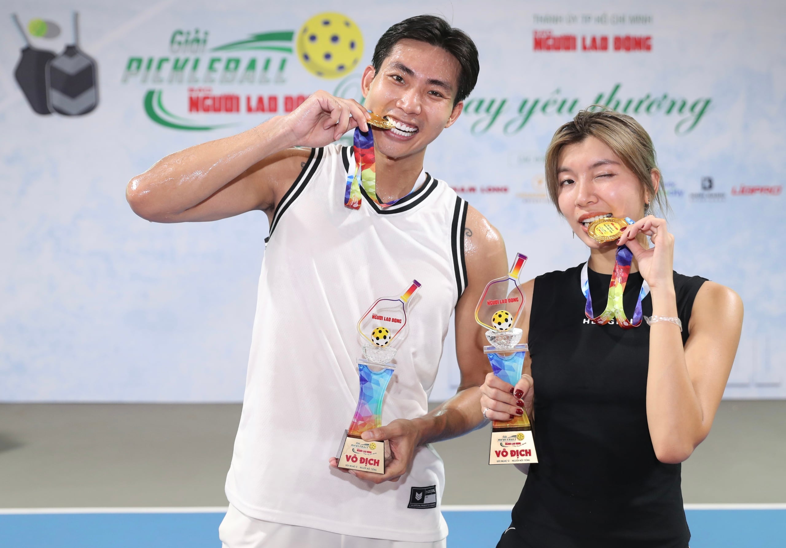 Những khoảnh khắc đẹp tại giải Pickleball