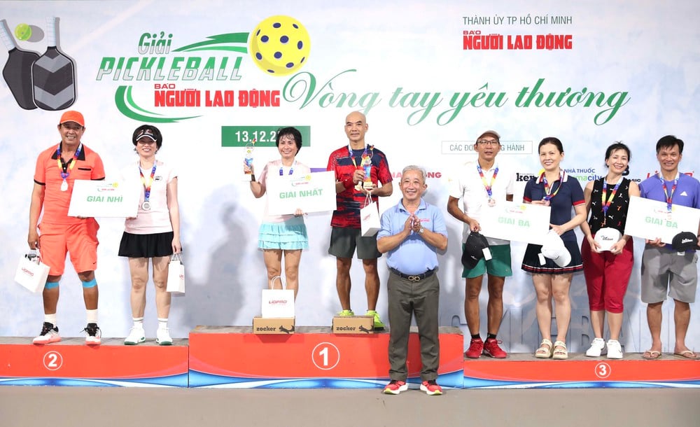 Những khoảnh khắc đẹp tại giải Pickleball