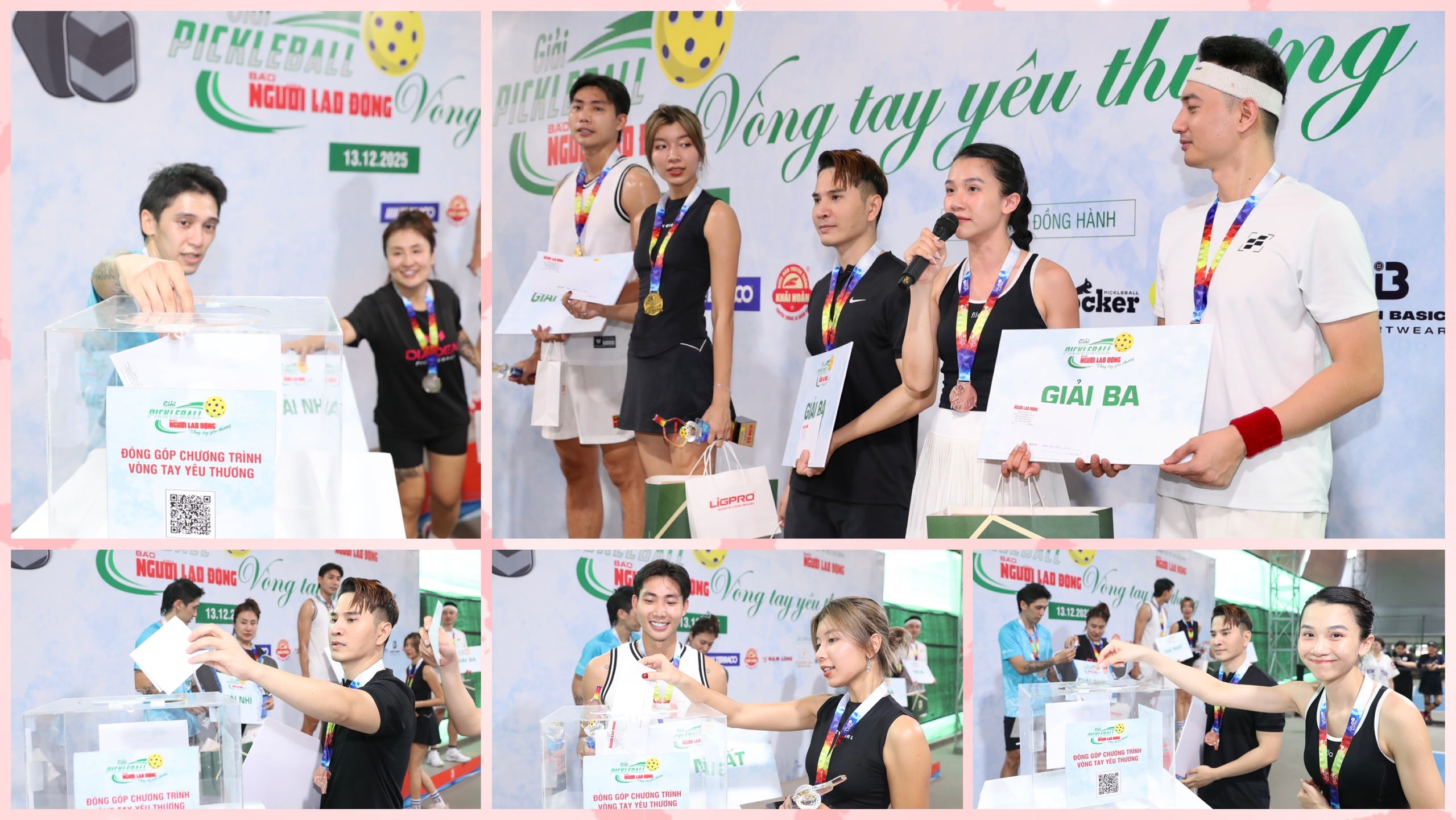 Những khoảnh khắc đẹp tại giải Pickleball 