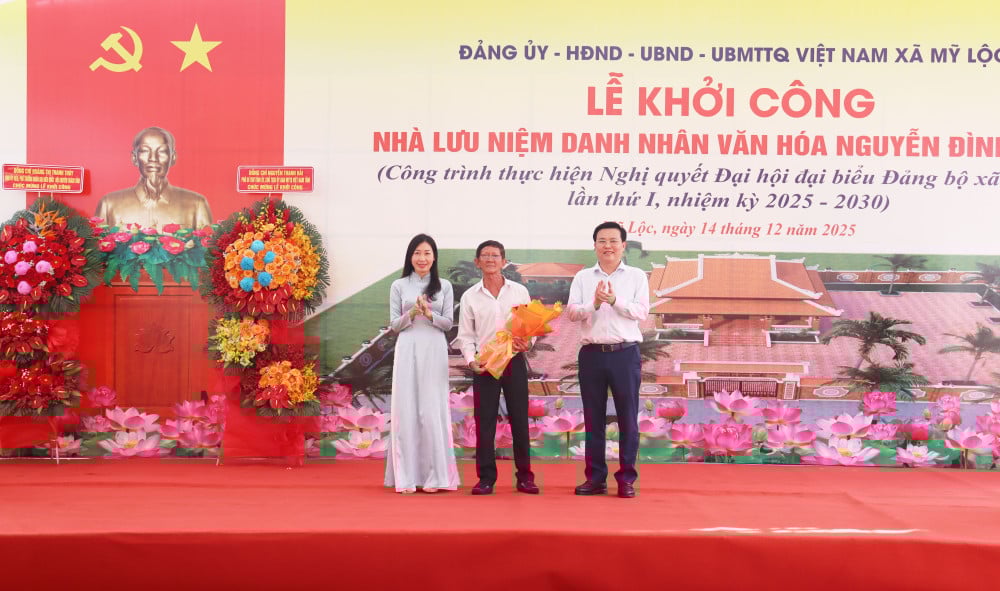 Obec My Loc zahajuje stavbu pamětního domu pro kulturní osobnost Nguyen Dinh Chieu.