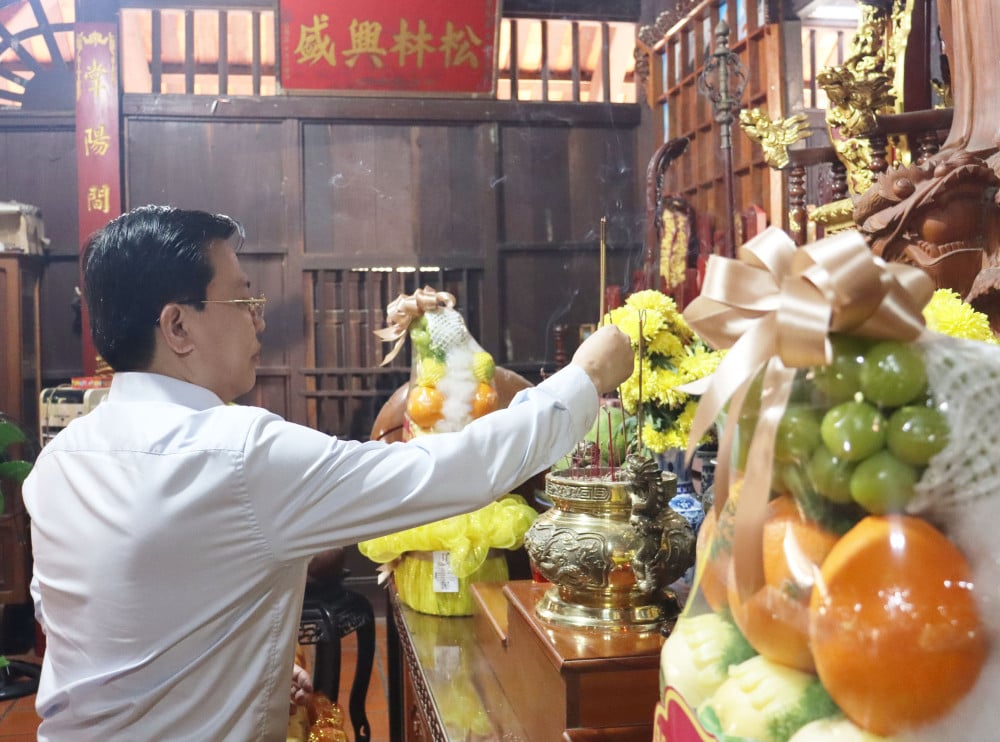 Obec My Loc zahajuje stavbu pamětního domu pro kulturní osobnost Nguyen Dinh Chieu.