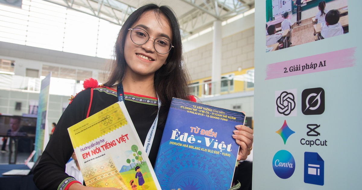 Dans les régions reculées, les enseignants utilisent l'IA pour satisfaire la soif de technologie numérique de leurs élèves. - Vietnam.vn