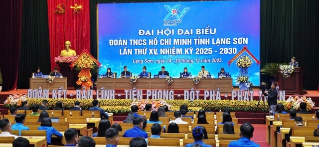 44% من المسؤولين المنتخبين في اتحاد الشباب هم عضوات في اللجنة التنفيذية لاتحاد الشباب في مقاطعة لانغ سون، الدورة الخامسة عشرة - الصورة 1. 44% nữ cán bộ Đoàn trúng cử Ban Chấp hành Tỉnh Đoàn Lạng Sơn khóa XV- Ảnh 1.