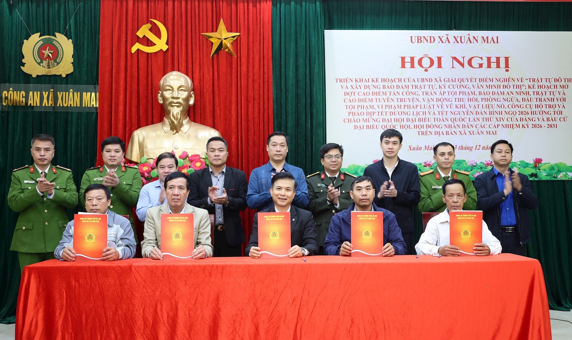 Xã Xuân Mai triển khai kế hoạch giải quyết điểm nghẽn về trật tự đô thị- Ảnh 2.