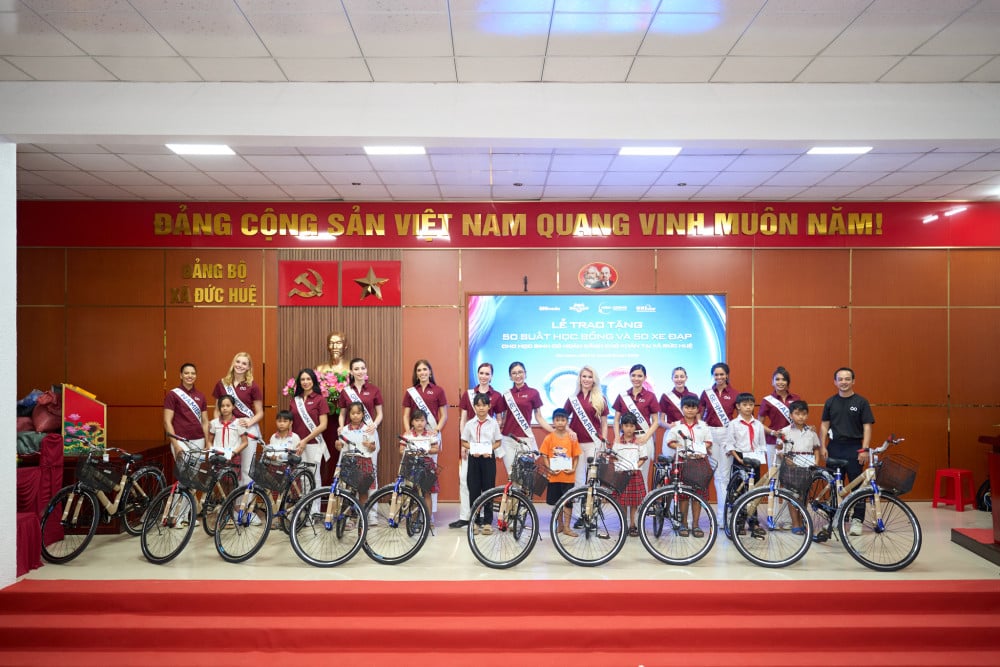 បវរកញ្ញា Cosmo 2025 ផ្សព្វផ្សាយស្មារតីមេត្តាករុណានៅខេត្ត Tay Ninh។