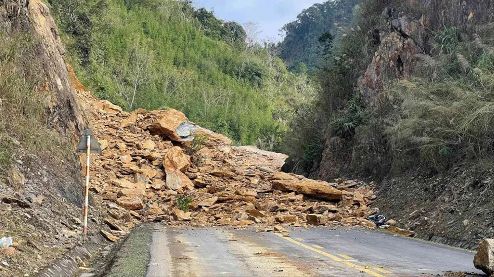 Site de glissement de terrain