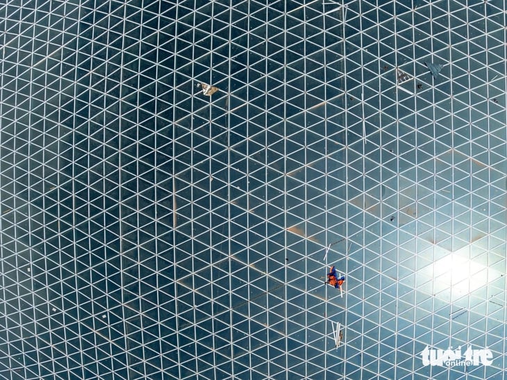 ទិដ្ឋភាពជិតស្និទ្ធនៃការដ្ឋានសាងសង់អាកាសយានដ្ឋាន Long Thanh «ប្រណាំងនឹងពេលវេលា» ដើម្បីស្វាគមន៍យន្តហោះតួធំដំបូងរបស់ខ្លួន - រូបថតទី ៤។