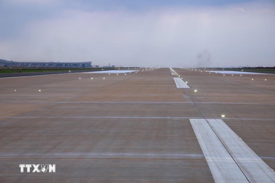 Взлетно-посадочная полоса проекта международного аэропорта Лонг Тхань. (Фото: Дуонг Джанг/ВНА).