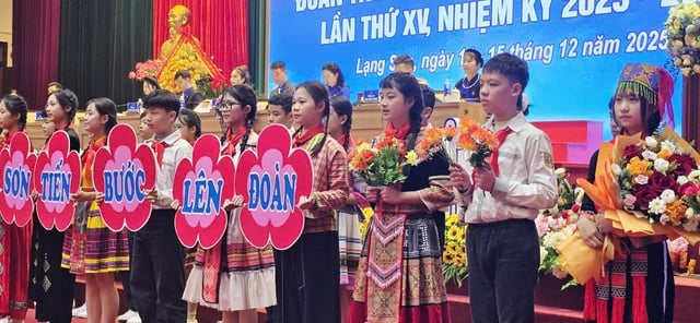 Beautiful, fragrant flowers bloom during the grand festival of Lang Son youth - Photo 8. Những bông hoa đẹp, đầy sắc hương trong ngày hội lớn của tuổi trẻ Lạng Sơn - Ảnh 8.