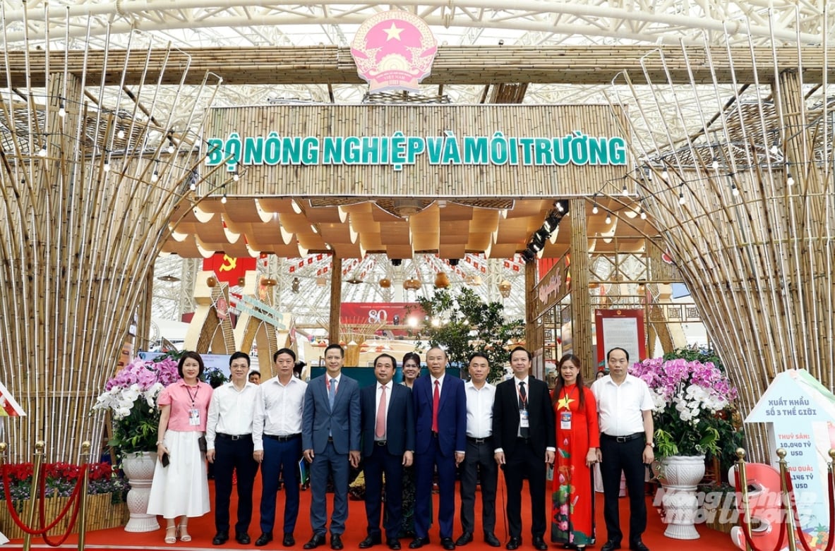 Bộ Nông nghiệp và Môi trường sẽ có không gian trưng bày với chủ đề 'Nông nghiệp và Môi trường Việt Nam - phát huy truyền thống, kiến tạo tương lai xanh' tại Triển lãm Thành tựu kinh tế, xã hội của đất nước sau 40 năm Đổi mới. Ảnh: Tiên Lữ.