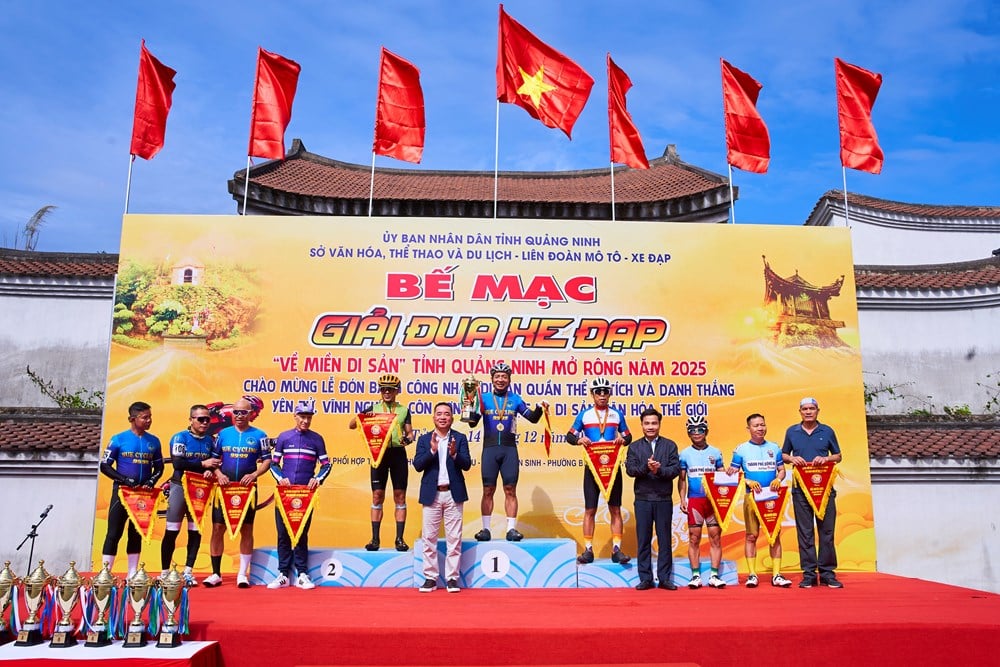 Giải đua xe đạp “Về miền di sản” mở rộng tỉnh Quảng Ninh 2025: Kết nối di sản bằng nhịp chuyển động xanh - Ảnh 8.