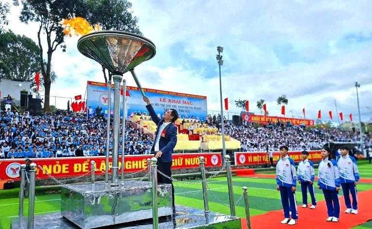 Гиа Лай: Более 500 спортсменов приняли участие в первом спортивном фестивале района Плейку - фото 1