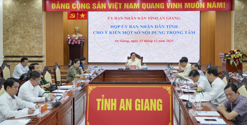 The scene at the meeting.